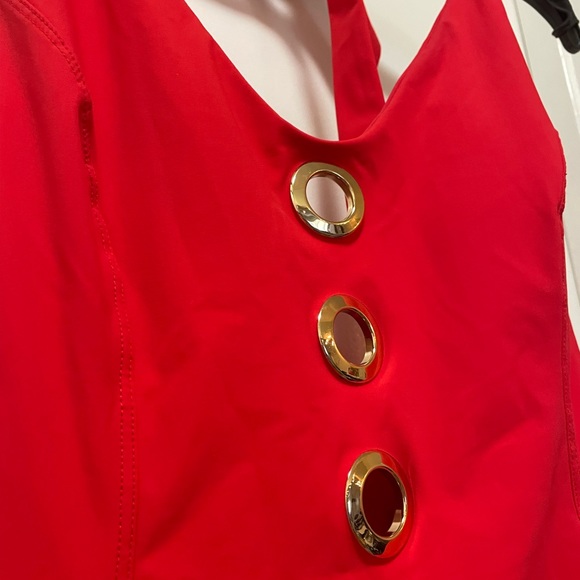 Amoressa MagicSuit One Piece Grommet Swimsuit - Picture 3 of 15